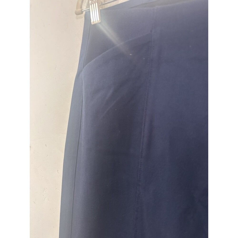 Old Navy High WaistSuper Wide-Leg Pixie Pant Navy Size Large Tall Pleated Leg - Picture 8 of 13
